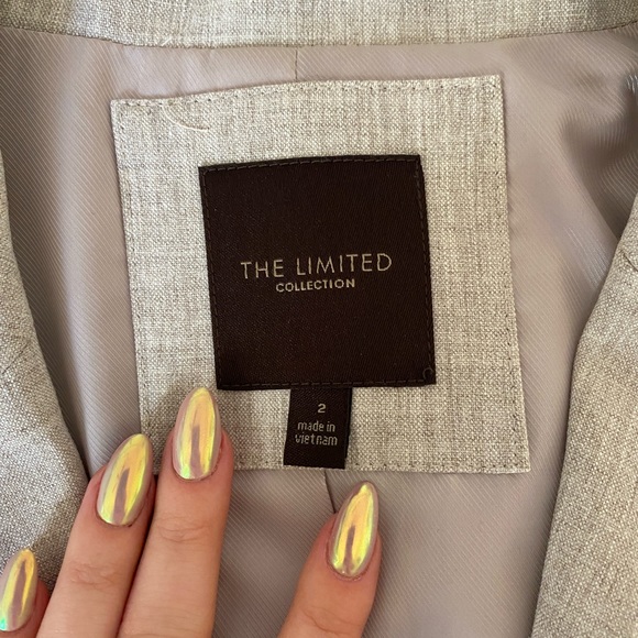 The Limited women’s light grey pantsuit set size 2 - Picture 2 of 10